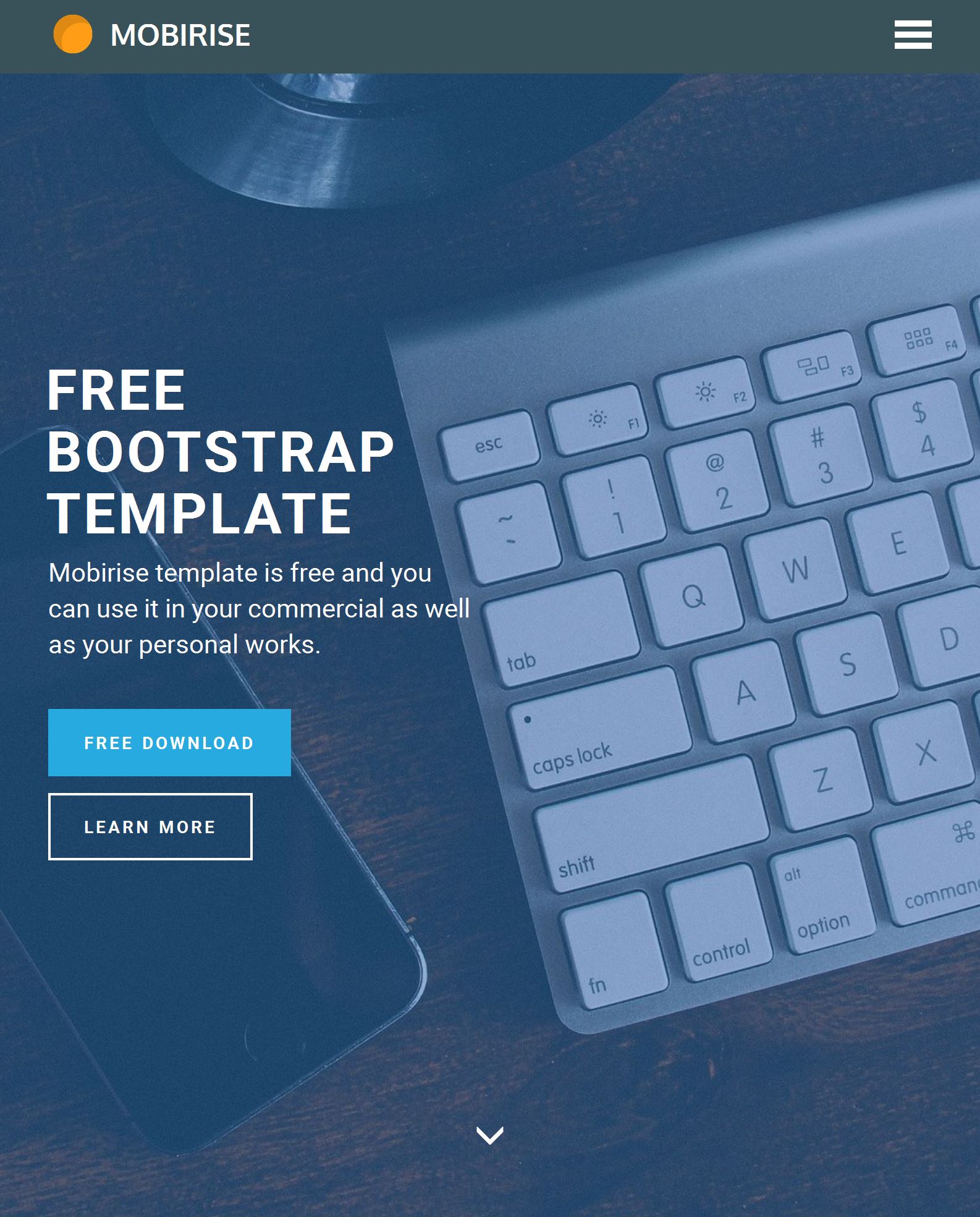 Bootstrap Homepage Template