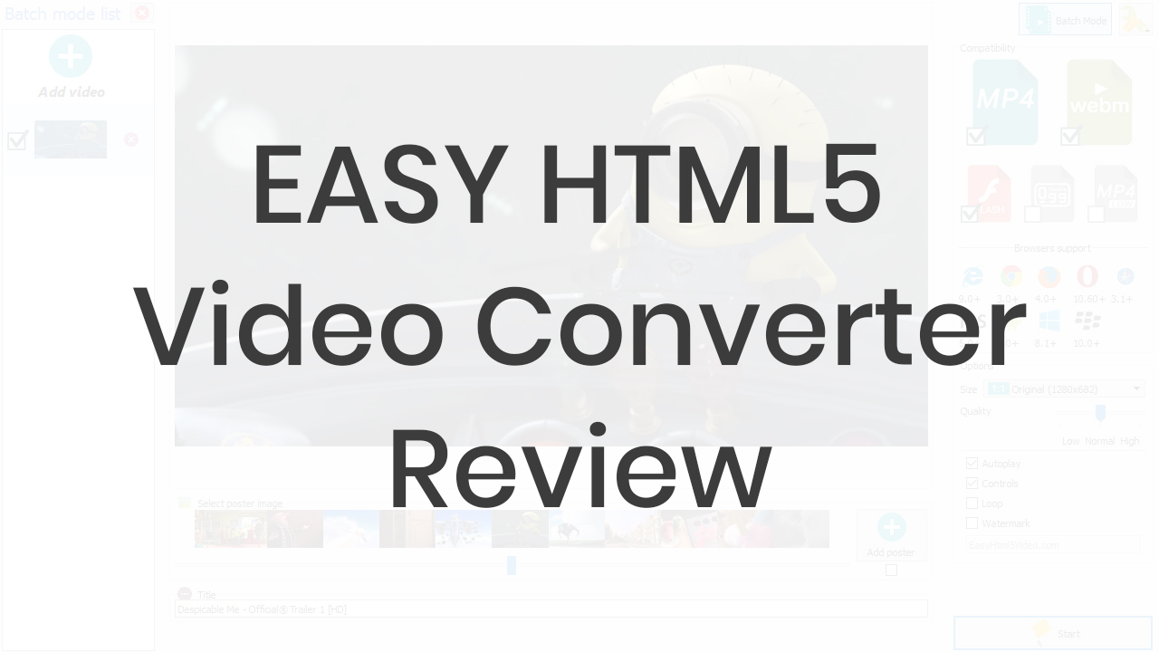 convert video to html5
