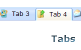 Tabs Style 5  - Web Page Buttons