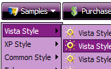 Vista Style 13 - Website Navigation Buttons